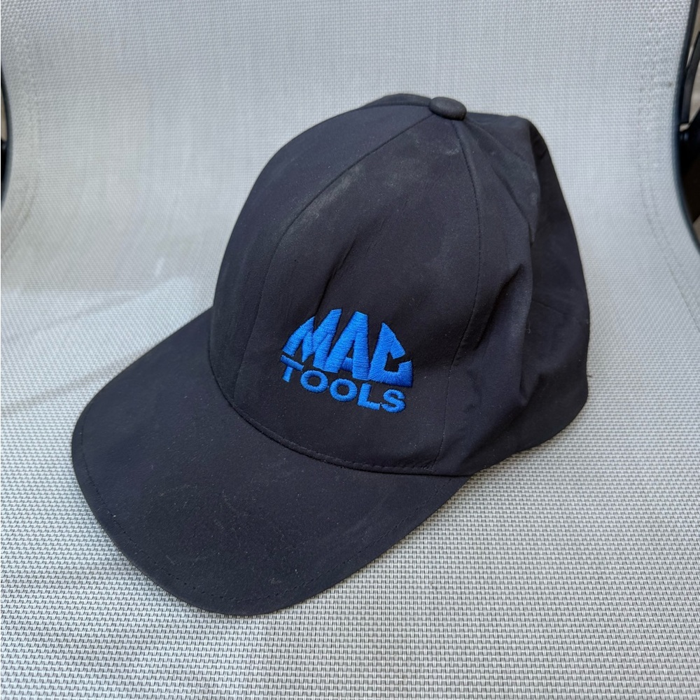 Mac Tool L/LX Flex Fit Black Hat With Blue Embroidered Logo